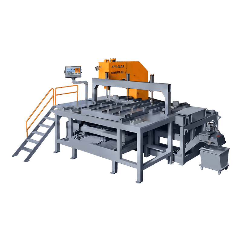 G5350/110-260 G5360/40-100 Высокоскоростной вращающийся ленточнопильный станок с ЧПУ, серводвигатель, гидравлический
